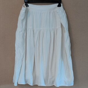 Caslon Cream Midi Skirt